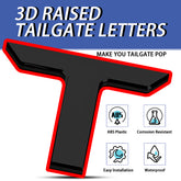 Tundra Front Grille 3D Raised Insert Letters